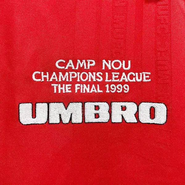 Camiseta Manchester United Primera Equipación 1999/00-9-