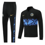 Inter Milan 2021/22 Tracksuit Player Kit, Black & Blue