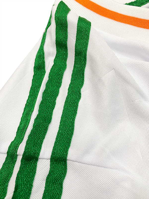 Camiseta Irlanda Segunda Equipación 1990, Blanca-2-