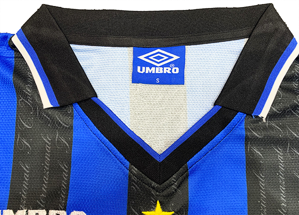 Camiseta Inter de Milán Primera Equipación 1997/98, Azul y Negro-2-