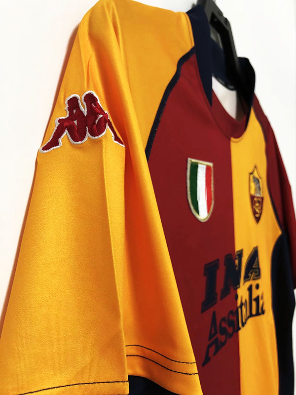Camiseta A.S. Roma Primera Equipación 2000/01-4-