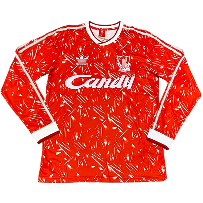 Camiseta Liverpool Primera Equipación 1989-91 Manga Larga | madrid-shop.cn