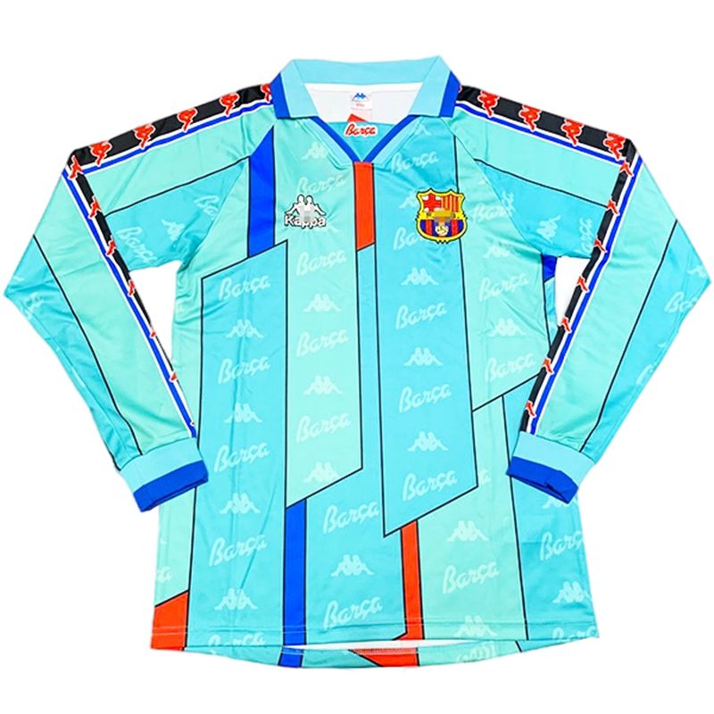 Camiseta FC Barcelona Segunda Equipación Manga Larga 1996/97 | madrid-shop.cn