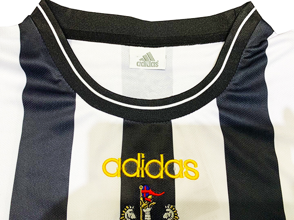 Camiseta Newcastle United Primera Equipación Manga Larga 1997-99-3-
