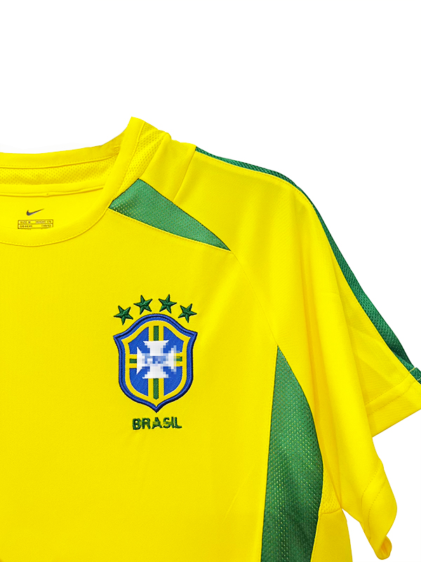 Camiseta Brasil Primera Equipación 2002-5-