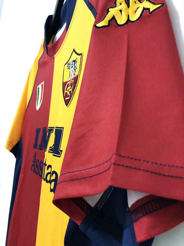 Camiseta A.S. Roma Primera Equipación 2000/01-5-