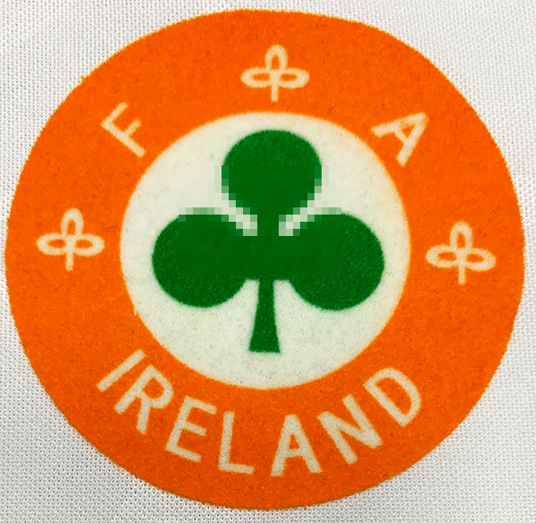 Camiseta Irlanda Segunda Equipación 1990, Blanca-4-
