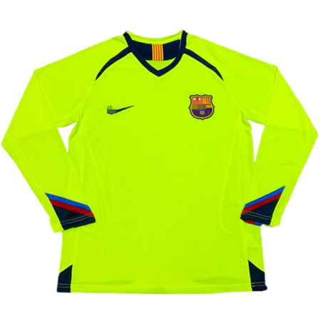 Camiseta FC Barcelona Segunda Equipación Manga Larga 2005/06 | madrid-shop.cn