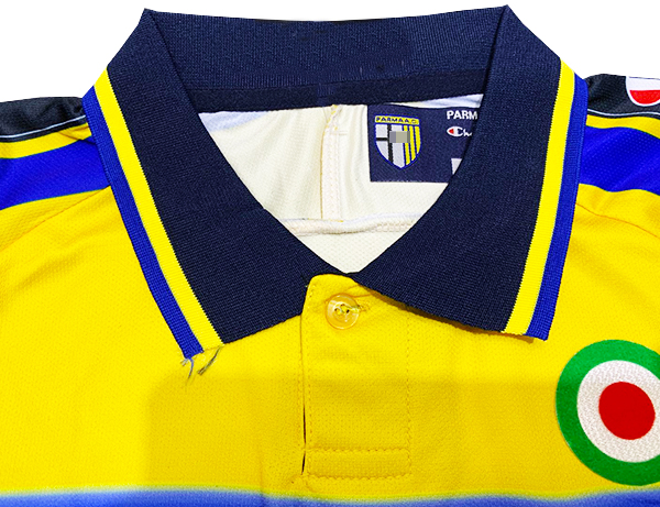 Camiseta Parma A.C. Primera Equipación Manga Larga 1999/00-4-