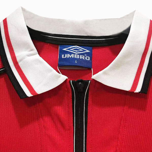Camiseta de Fútbol Manchester United 1998 Rojo-6-