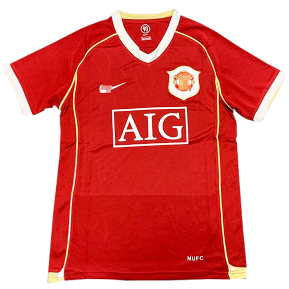 Camisa da casa do Manchester United 2006/07