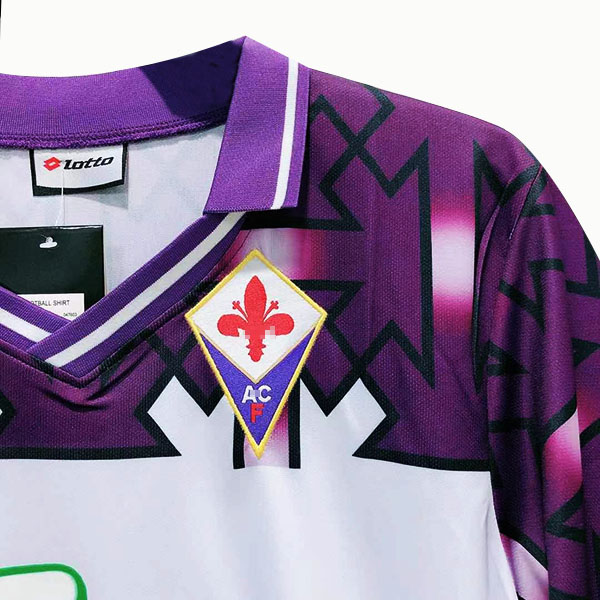 Camiseta ACF Fiorentina Segunda Equipación 1992/93-3-