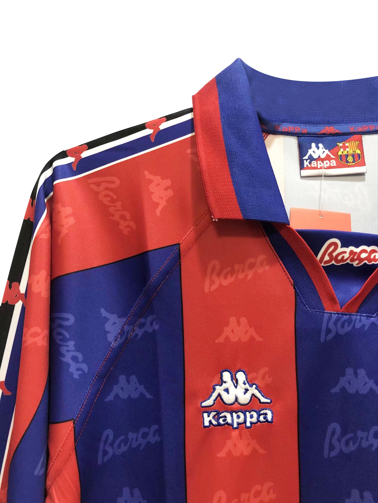 Camiseta FC Barcelona Primera Equipación 1996/97 Manga Larga-7-