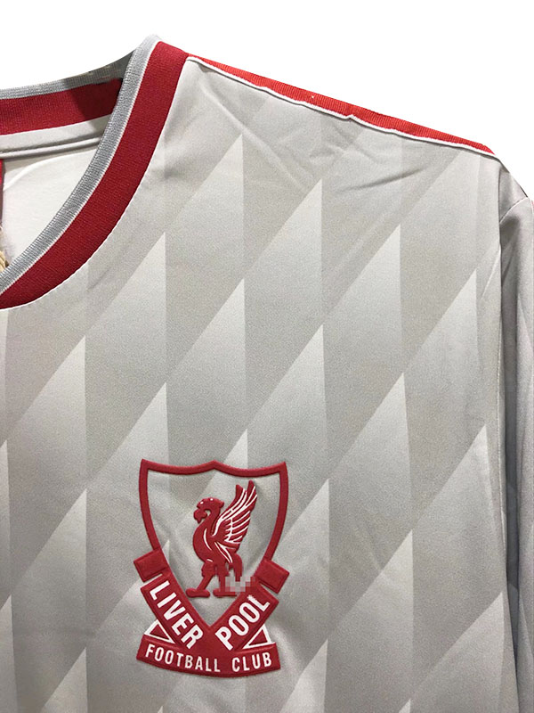 Camiseta Liverpool Segunda Equipación 1989 Manga Larga-3-