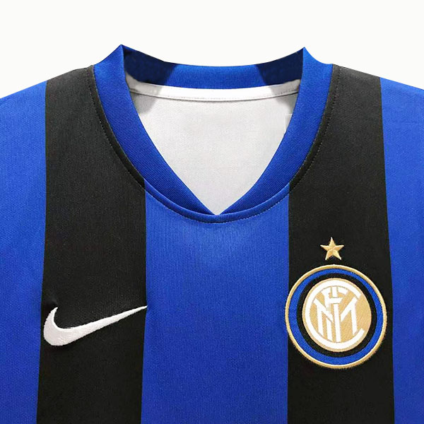 Camiseta Inter de Milán Primera Equipación 2008/09 Liga de Campeones de la UEFA-8-