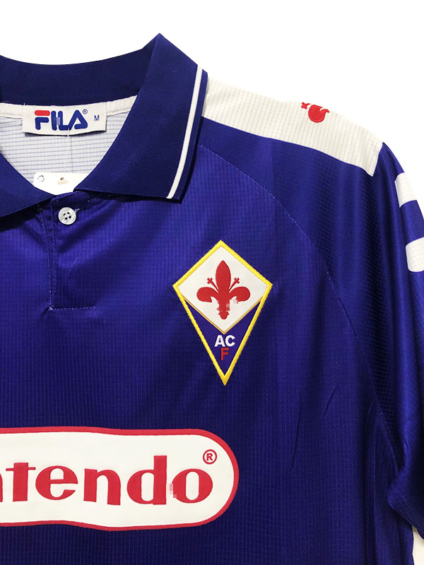 Camiseta ACF Fiorentina Primera Equipación 1998-8-