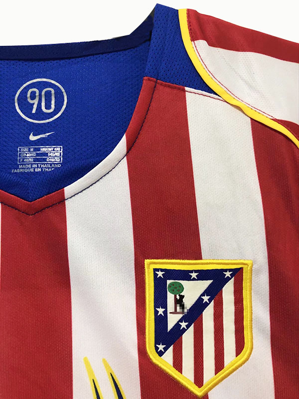 Camiseta Atlético de Madrid Primera Equipación 2004/05-9-