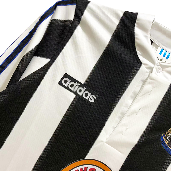 Camiseta Newcastle United Primera Equipación 1995/97 Manga Larga-9-