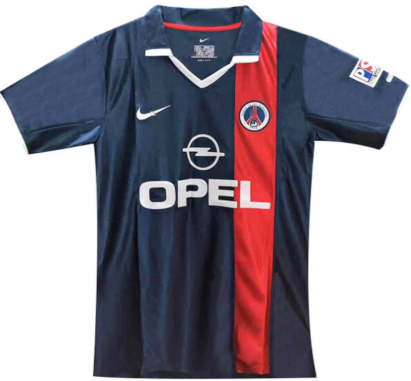 Camisa titular do Paris Saint-Germain 2001