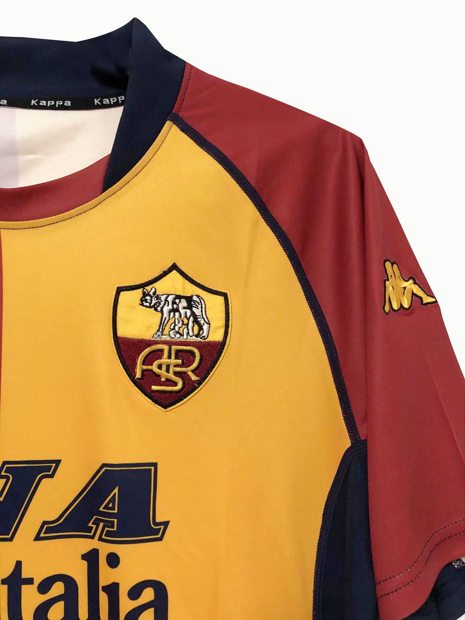 Camiseta A.S. Roma Primera Equipación 2000/01-9-