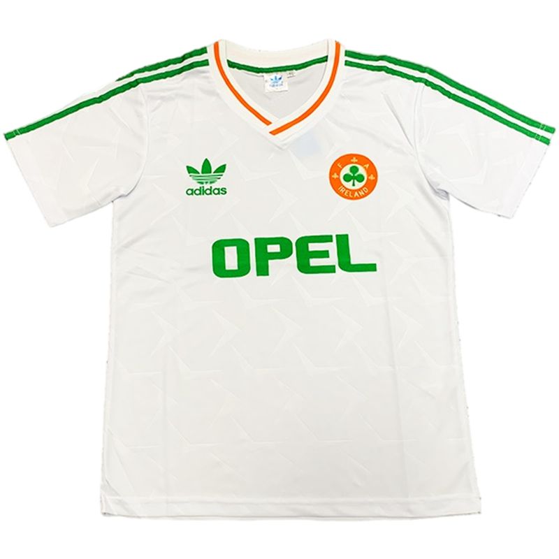 Camiseta Irlanda Segunda Equipación 1990, Blanca | madrid-shop.cn