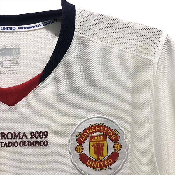 Camiseta Manchester United Segunda Equipación 2008/09 de Liga de Campeones de la UEFA-10-