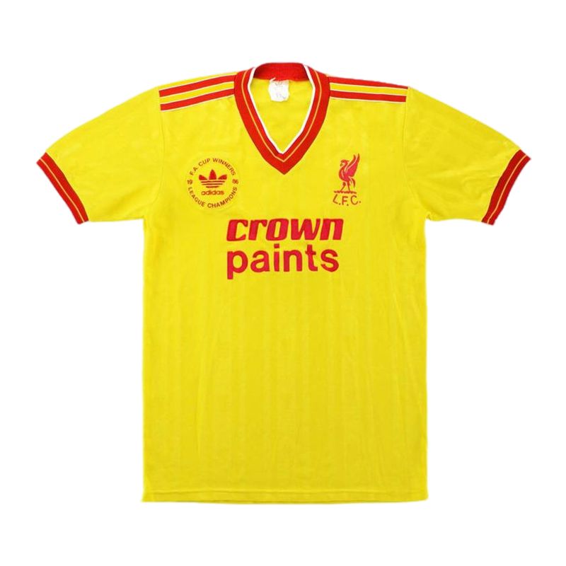 Camiseta Liverpool Segunda Equipación 198586