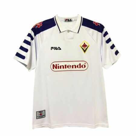 Camiseta Fiorentina Segunda Equipación1998, Blanca