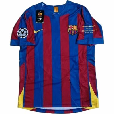 Camiseta Barça Primera Equipación 2005/06 de Liga de Campeones de la UEFA | madrid-shop.cn