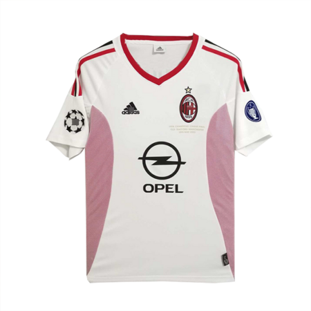 Camiseta A.C. Milan Segunda Equipación 2002 | madrid-shop.cn