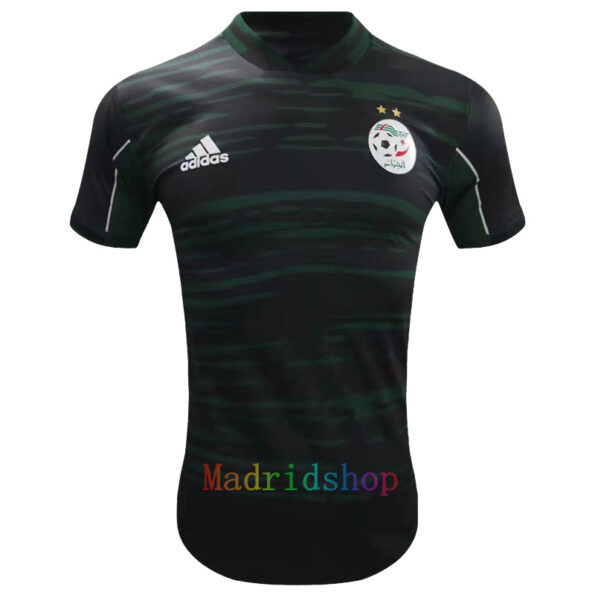 Versão do jogador da camisa da Argélia 2022, preta