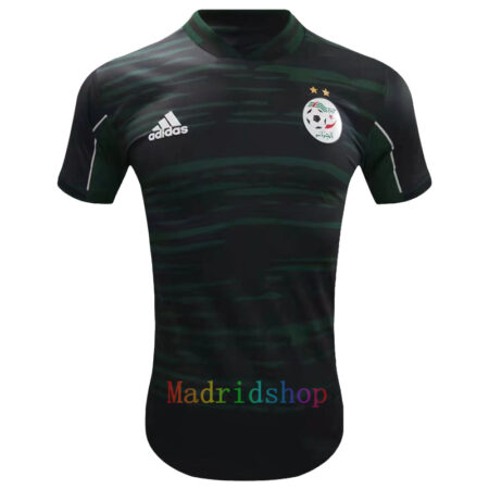 Camiseta Argelia 2022 Versión Jugador, Negro