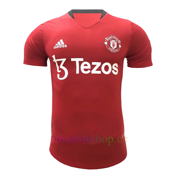 Camisa de treino do Manchester United 2022/23 versão vermelha do jogador