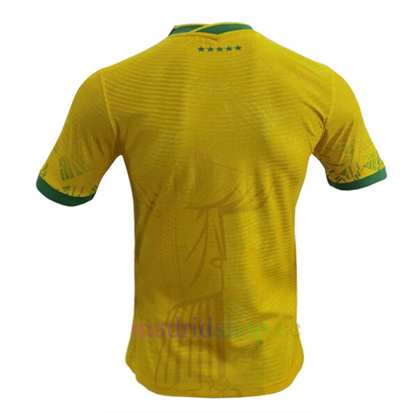 Camisa Clássica Brasil 2022 Amarela Versão Jogador