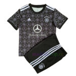 T-shirt da ragazzo Germania Mercedes Benz 2022 nera