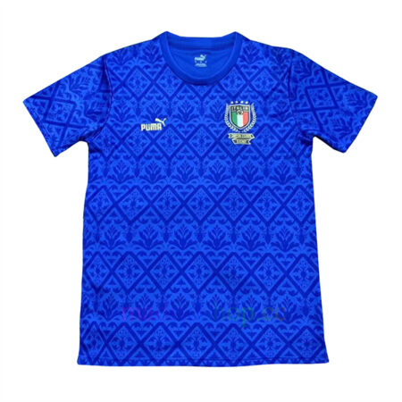 Italy FIGC Graphic Winner T-Shirt Blue