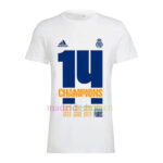 T-Shirt Homme Real Madrid A Por La 14 Bleu