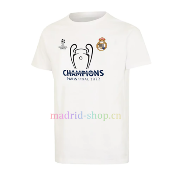 Camiseta Campeão Real Madrid Paris Final 2022