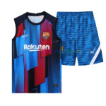 Camiseta Entrenamiento Barcelona 2022/23 Sin Mangas Kit Azul