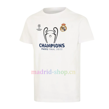 Camiseta Reαl Madrid Champion Paris Final 2022