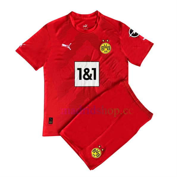 Camiseta Portero Borussia Dortmund 2022/23 Niño Rojo