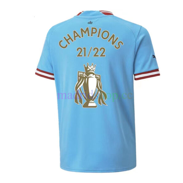 Camiseta Manchester City 2022 con CHAMPIONS