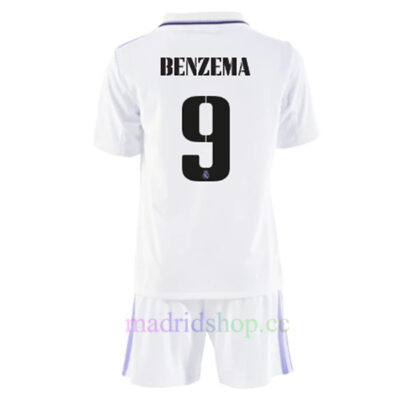 Camiseta Benzema Real Madrid Primera Equipación 2022/23 Niño | madrid-shop.cn