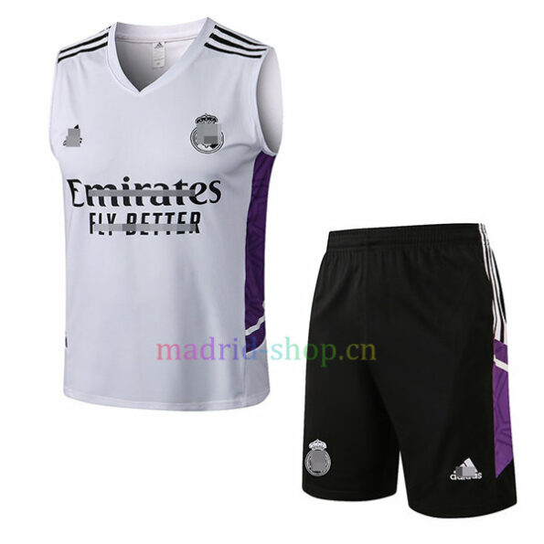 Camisa de treino do Real Madrid 2022/23 kit sem mangas