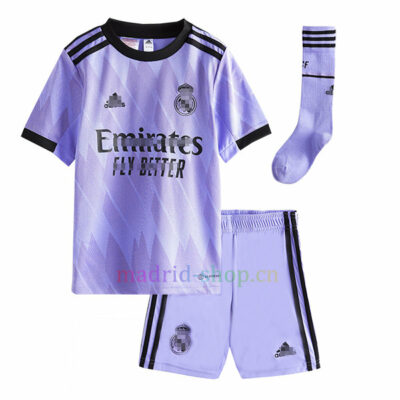 Camiseta y Pantalón Reαl Madrid Segunda Equipación 2022/23 Niño | madrid-shop.cn