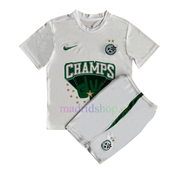 Camiseta Maccabi Haifa 2022/23 Niño Edición Campeonato Blanco