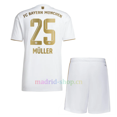 Camiseta Müller Bayern Segunda Equipación 2022/23 Niño