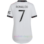 Camiseta Cristiano Ronaldo Segunda Equipación 2022/23 Mujer Champions League