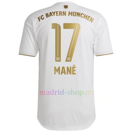 Camiseta Mané Bayern Segunda Equipación 2022/23 Version Jugador