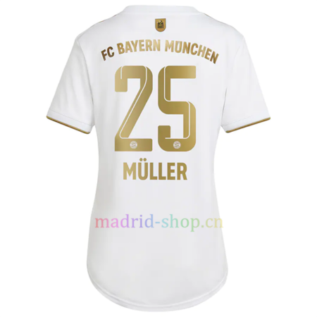 Camiseta Müller Bayern Segunda Equipación 2022/23 Mujer